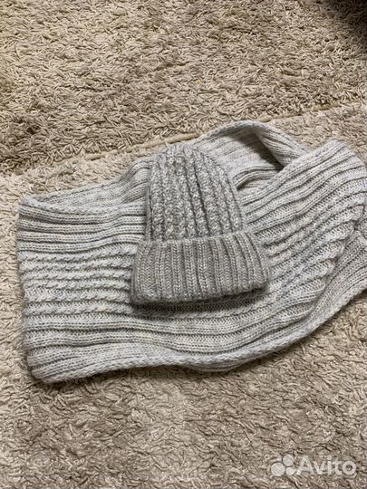 Шапка и снуд зимняя