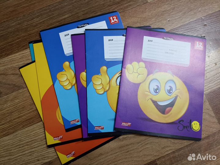 Тетрадь школьная ученическая в линейку, 12 листов