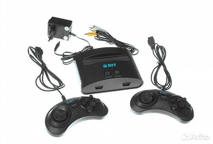 Денди 8 Bit God of War 300 игр+пистолет