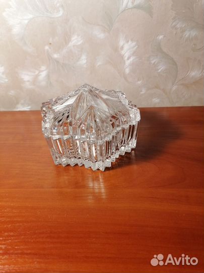 Ваза хрустальная для сахара, конфет