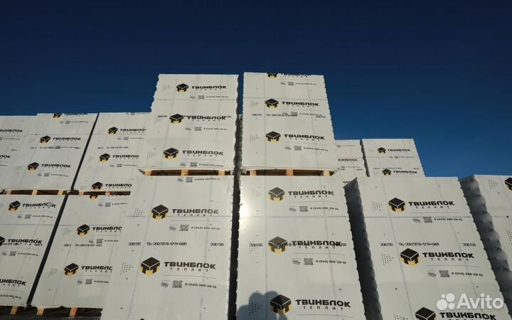 Газоблок твинблок Теплит