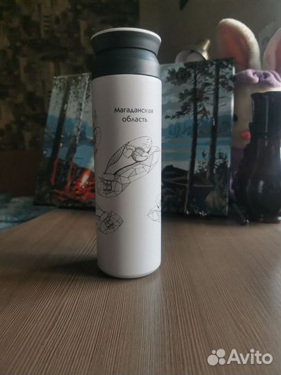 Вакуумный термос 540мл Powder Waterline новый