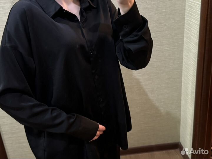 Рубашка женская черная