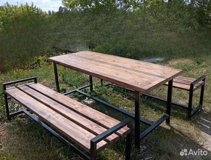 Комплект стол и лавочки