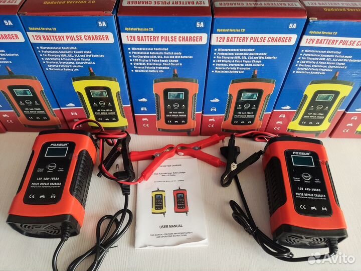 Зарядное устройство аккумулятора автомобиля 12В