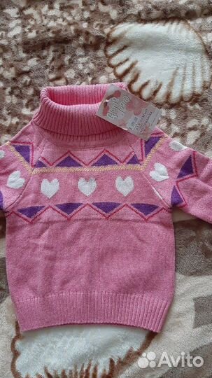 Водолазка,свитер,кофта новая с этикеткой 9-12мес