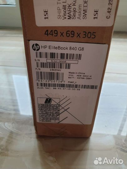 Ноутбук HP Elitebook 840 G8 i5 1135G7 32Gb 256 ssd