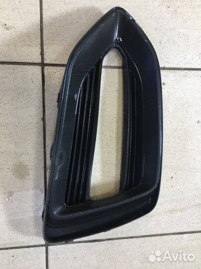 Накладка на бампер левая Hyundai Solaris 2 G4LC