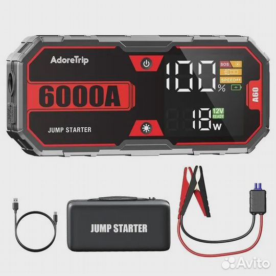 Пусковое устройство бустер JF.egwo 20000mAh 6000A