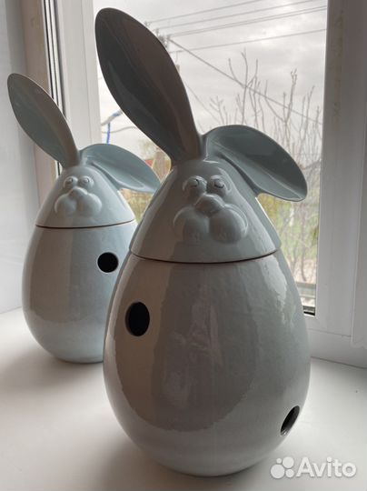 Заяц керамическая банка для хранения