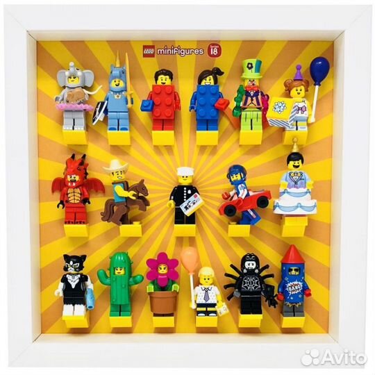 Рамка для фигурок Lego Series 18 Minifigures 71021