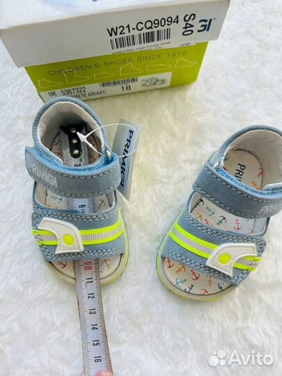 Сандалии 18 р Primigi Италия новые замша