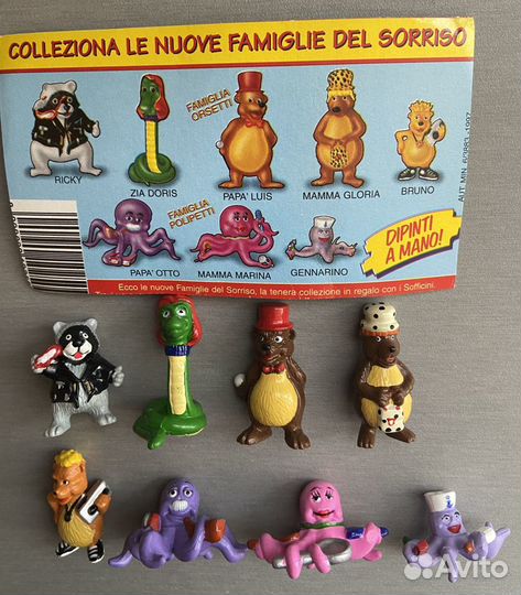 Серии некиндер (Dora, Hamtaro и другие)