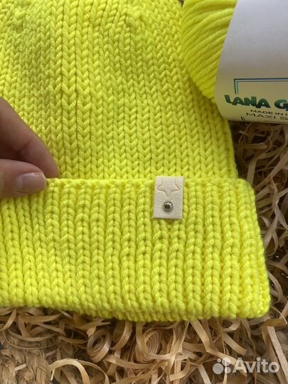Комплект шапка и снуд вязаные Ручная работа