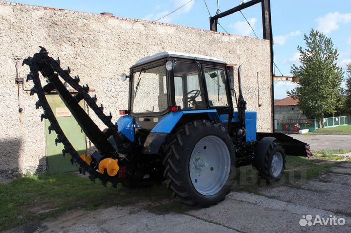 Услуги траншеекопателя.Экскаватора-погрузчика