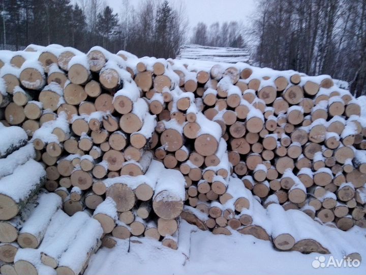 Дрова колотые, в кряжах