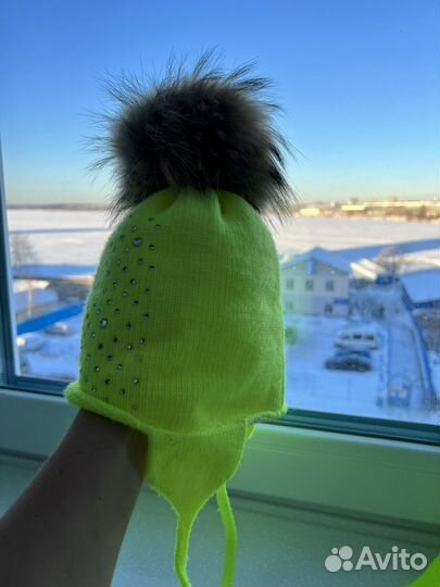 Шапка шарф и варежки