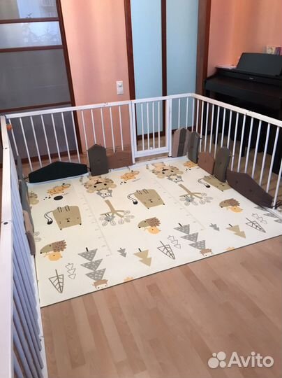 Детский деревянный манеж