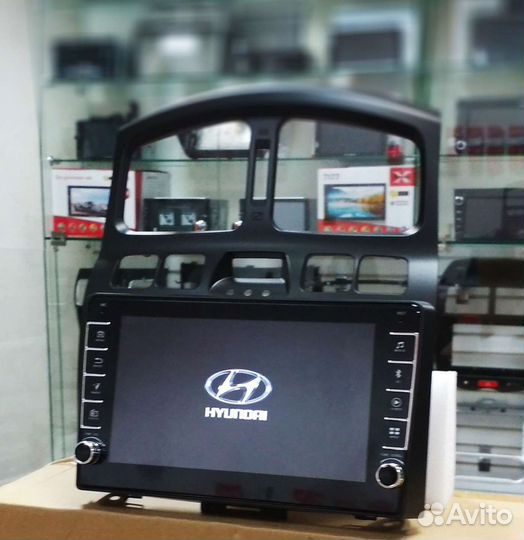 Hyundai santa Fe classic магнитола Android крутилк