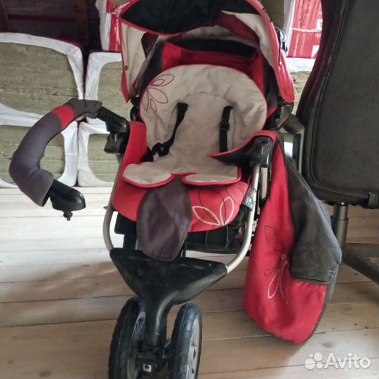 Прогулочная коляска зимняя бу