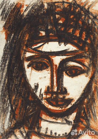 Ворошилов Игорь Васильевич - Женский портрет.1970г