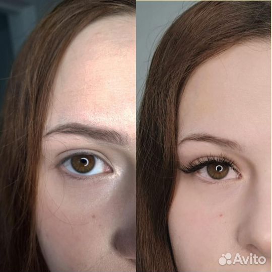 Наращивание ресниц модель