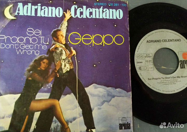 Adriano Celentano Geppo винил single 1979