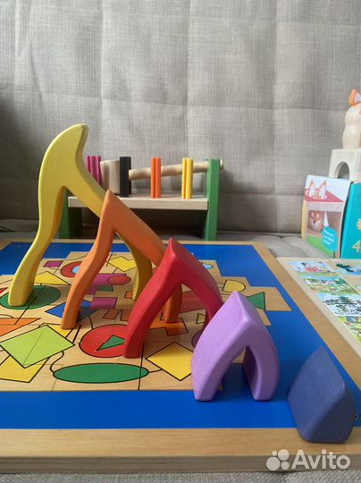 Детские деревянные развивающие игрушки