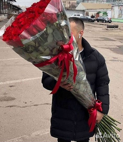 Цветы розы букеты 25 31 35 51 101 251 Доставка