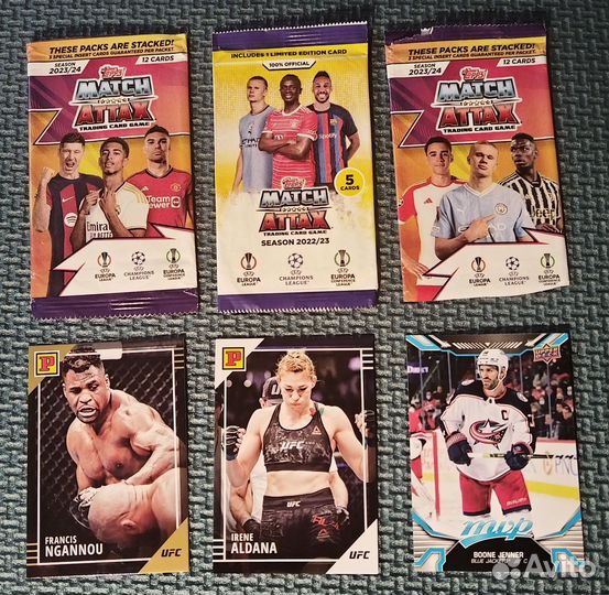 Карточки topps match attax
