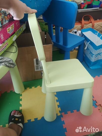 Детский стол и стулья IKEA