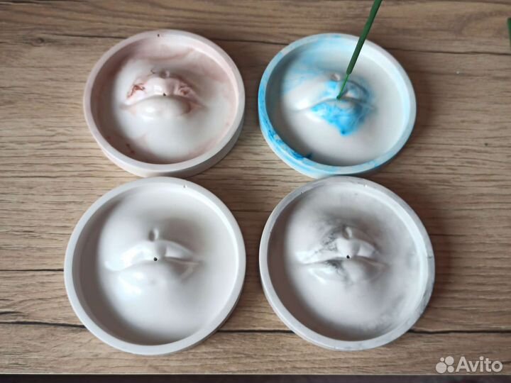 Изделия из гипса.Подставка для благовоний