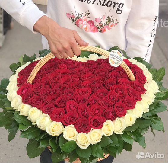 101 роза 51 роза Цветы