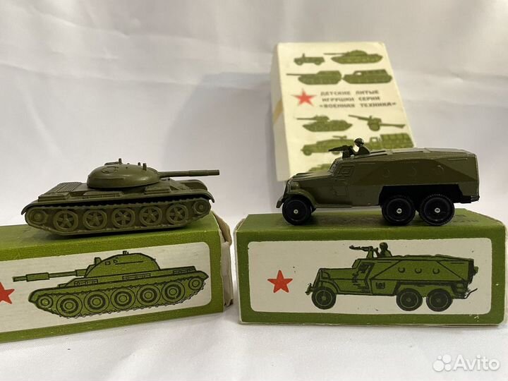 Игрушки.Тульская военная техника. СССР 87 год