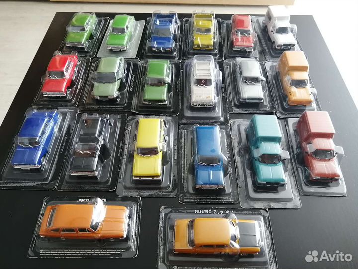 Модели автолегенды СССР Москвич Иж 1/43