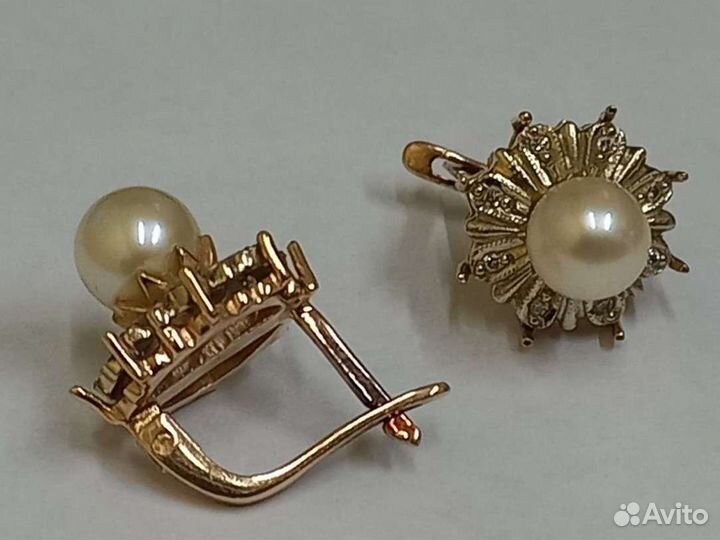 Серьги с жемчугом