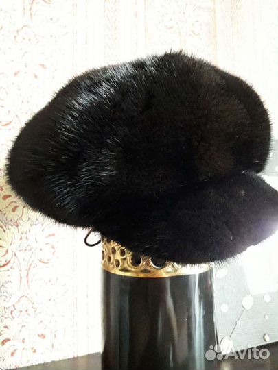 Норковый беретик и шапочка