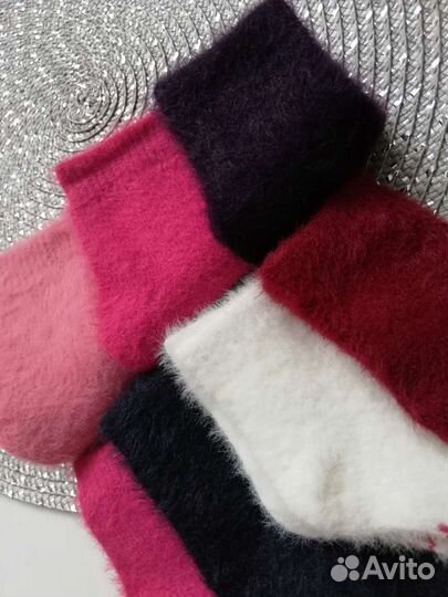 Тёплые, мягкие носки из соболя для детей