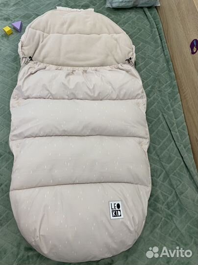 Зимний конверт и варежки Leokid