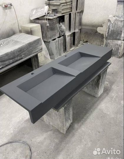 Раковина из бетона на заказ по вашим размерам