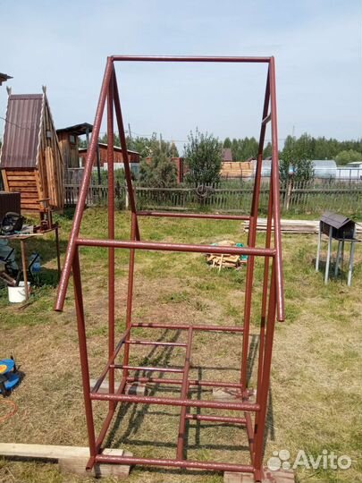 Дачный туалет, каркас