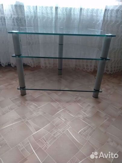 Стеклянная тумба