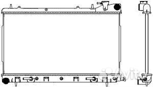 Радиатор сист. охл. Sakura 3421-8502 34218502