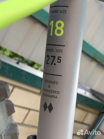 Велосипед cube attention SL 27.5