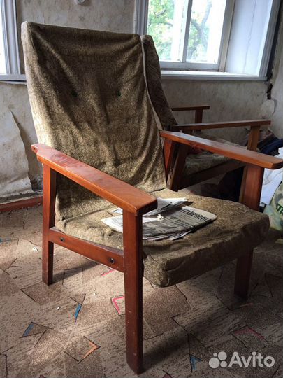 Кресло деревянное СССР