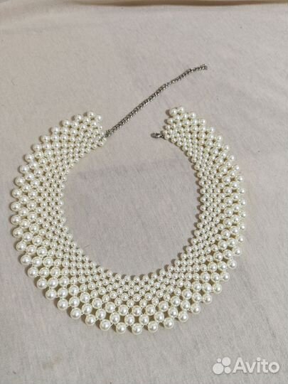 Украшение на шею жемчуг