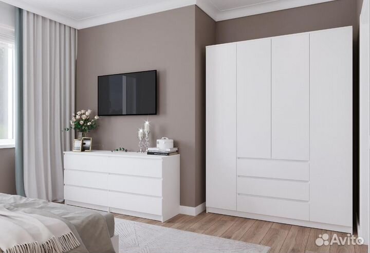 Шкаф распашной стиль IKEA