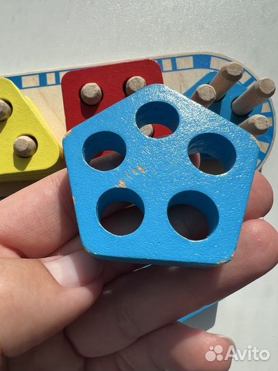 Сортер монтессори дерево