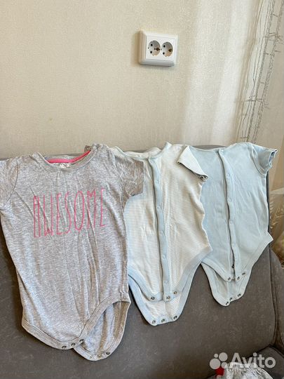 Вещи детские пакетом до года