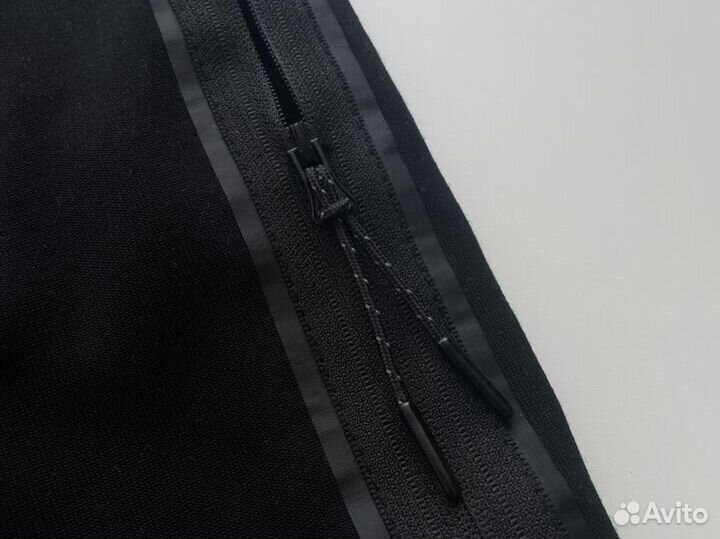 Шорты nike tech fleece черные